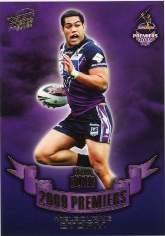 2009 NRL Premiers Set - PC12 Adam Blair Melbourne Storm