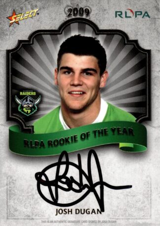 2009 Select RLPA Rookie Of Year
