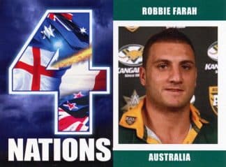 2009 RL Cardz Four Nations - Card 02 Robbie Farah Australia