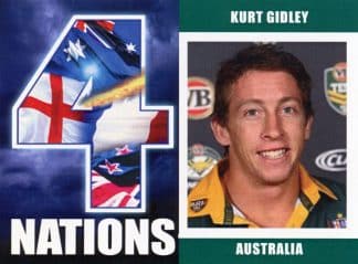 2009 RL Cardz Four Nations - Card 03 Kurt Gidley Australia