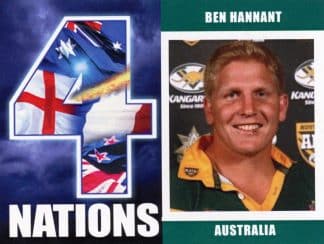 2009 RL Cardz Four Nations - Card 04 Ben Hannant Australia