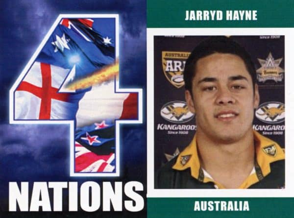 2009 RL Cardz Four Nations - Card 05 Jarryd Hayne Australia