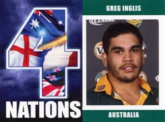 2009 RL Cardz Four Nations - Card 08 Greg Inglis Australia