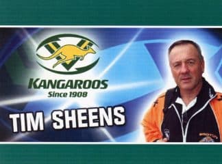 2009 RL Cardz Four Nations - Card 15 Tim Sheens Australia