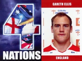 2009 RL Cardz Four Nations - Card 18 Gareth Ellis England