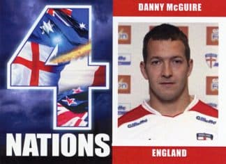 2009 RL Cardz Four Nations - Card 21 Danny McGuire England