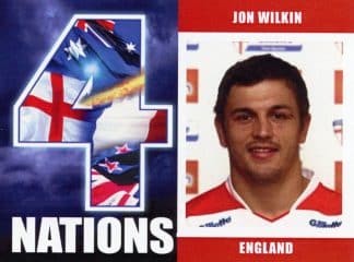 2009 RL Cardz Four Nations - Card 28 Jon Wilkin England