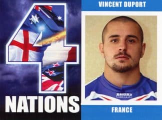 2009 RL Cardz Four Nations - Card 47 Vincent Duport France