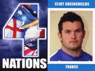 2009 RL Cardz Four Nations - Card 50 Clint Greenshields France