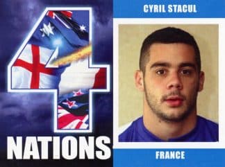 2009 RL Cardz Four Nations - Card 52 Cyril Stacul France