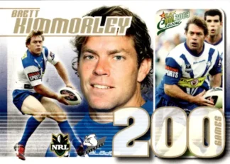 2009 NRL Classic Case Card - CC19 Brett Kimmorley Canterbury Bulldogs