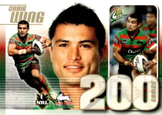 2009 NRL Classic Case Card - CC20 Craig Wing South Sydney Rabbitohs