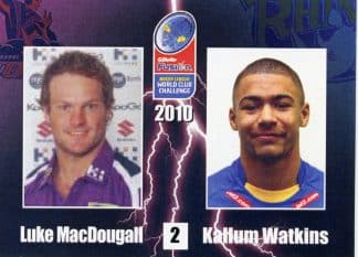 2010 World Cup Challenge - Card 02 Luke MacDougall & Kalllum Watkins