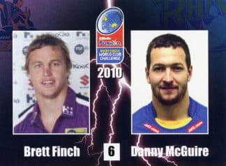 2010 World Cup Challenge - Card 06 Brett Finch & Danny McGuire
