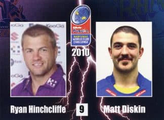 2010 World Cup Challenge - Card 09 Ryan Hinchcliffe & Matt Diskin