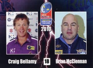 2010 World Cup Challenge - Card 18 Craig Bellamy & Brian McClennan