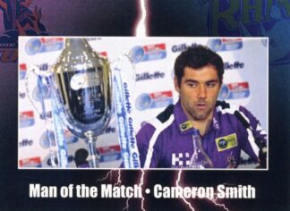 2010 World Cup Challenge - Card 28 Cameron Smith