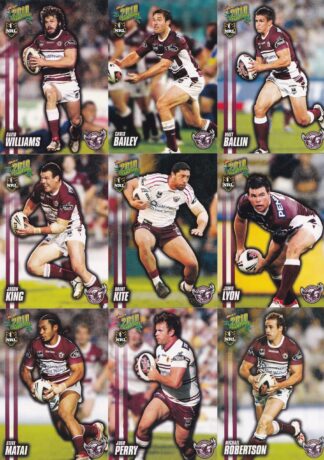 2010 NRL Champions Base Team Set - Manly Sea Eagles