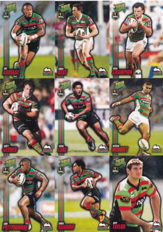 2010 NRL Champions Base Team Set - South Sydney Rabbitohs
