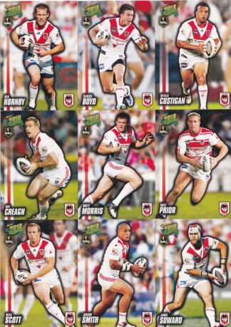 2010 NRL Champions Base Team Set - St George Dragons