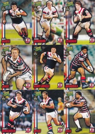 2010 NRL Champions Base Team Set - Sydney Roosters