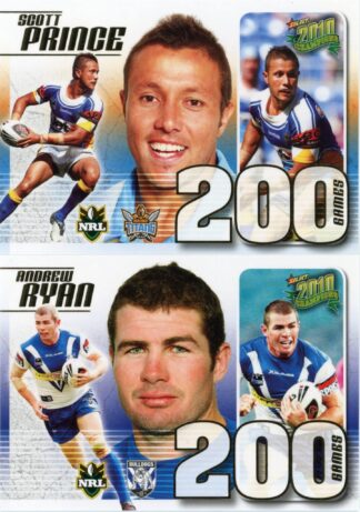 2010 NRL Champions Case Cards