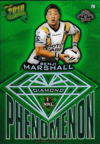2010 NRL Champions Diamond Phenomenon Gem - P8 Benji Marshall Wests Tigers