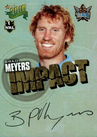2010 NRL Champions Impact Signatures
