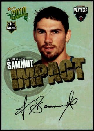2010 NRL Champions Impact Signature - IS42 Jarrod Sammut Penrith Panthers