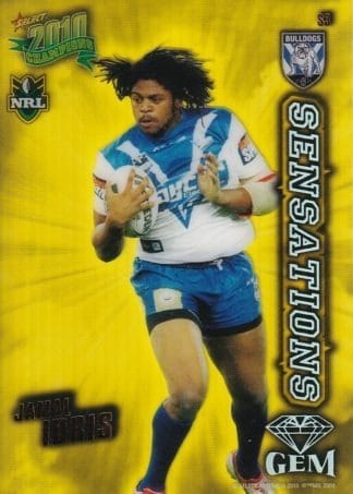 2010 NRL Champions Sensation Gem - S03 Jamal Idris Canterbury Bulldogs