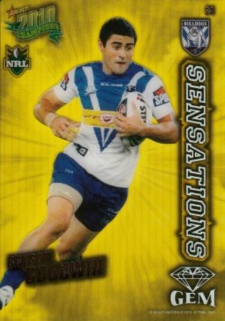 2010 NRL Champions Sensation Gem - S04 Bryson Goodwin Canterbury Bulldogs