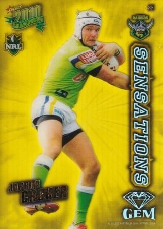 2010 NRL Champions Sensation Gem - S06 Jarrod Croker Canberra Raiders