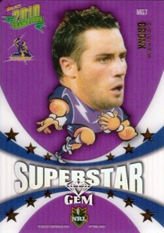 2010 NRL Champions Superstar Gem - MG07 Cooper Cronk Melbourne Storm