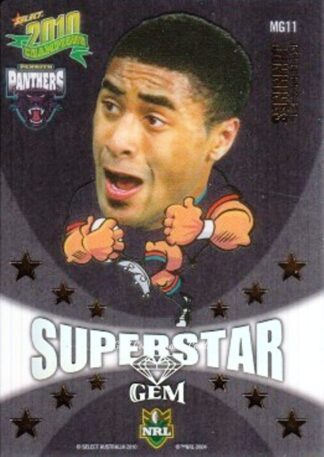 2010 NRL Champions Superstar Gem - MG11 Michael Jennings Penrith Panthers