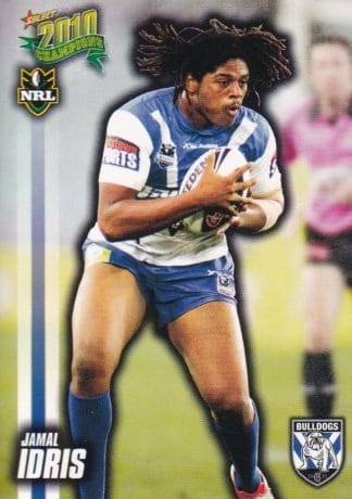2010 NRL Champions Common Card - Base 022 Jamal Idris Canterbury Bulldogs