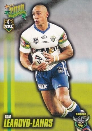 2010 NRL Champions Common Card - Base 031 Tom Learoyd-Lahrs Canberra Raiders