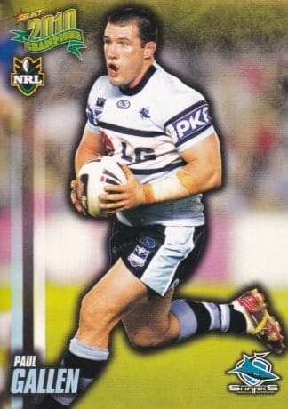 2010 NRL Champions Common Card - Base 040 Paul Gallen Cronulla Sharks