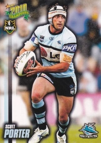 2010 NRL Champions Common Card - Base 048 Scott Porter Cronulla Sharks