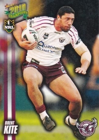 2010 NRL Champions Common Card - Base 068 Brent Kite Manly Sea Eagles