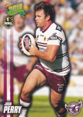 2010 NRL Champions Common Card - Base 071 Josh Perry Manly Sea Eagles
