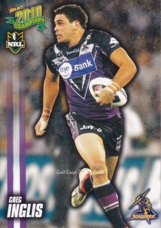 2010 NRL Champions Common Card - Base 081 Greg Inglis Melbourne Storm
