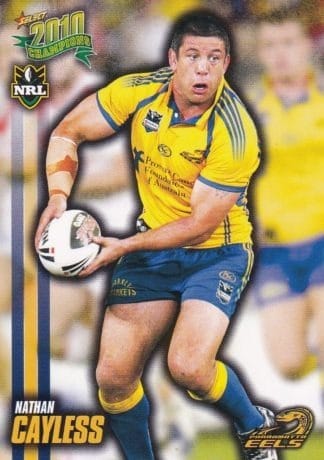 2010 NRL Champions Common Card - Base 112 Nathan Cayless Parramatta Eels