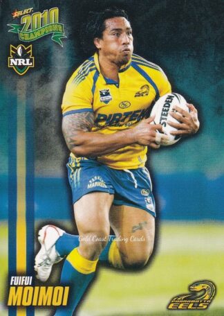 2010 NRL Champions Common Card - Base 120 Fuifui Moimoi Parramatta Eels