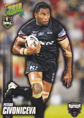 2010 NRL Champions Common Card - Base 124 Petero Civoniceva Penrith Panthers