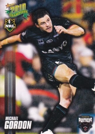 2010 NRL Champions Common Card - Base 128 Michael Gordon Penrith Panthers