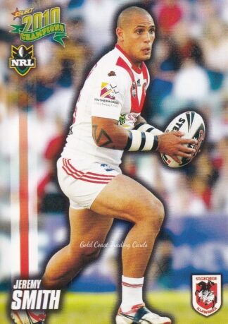 2010 NRL Champions Common Card - Base 143 Jeremy Smith St George Dragons