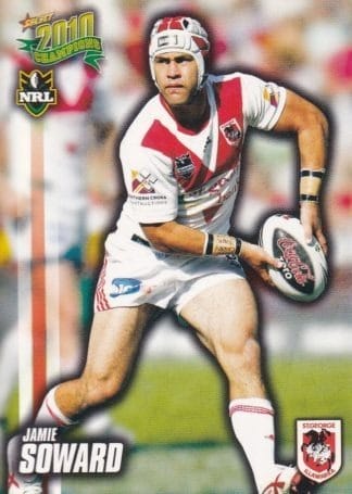 2010 NRL Champions Common Card - Base 144 Jamie Soward St George Dragons