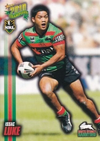 2010 NRL Champions Common Card - Base 152 Issac Luke South Sydney Rabbitohs