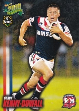 2010 NRL Champions Common Card - Base 164 Shaun Kenny-Dowall Sydney Roosters