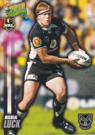 2010 NRL Champions Common Card - Base 176 Michael Luck New Zealand Warriors